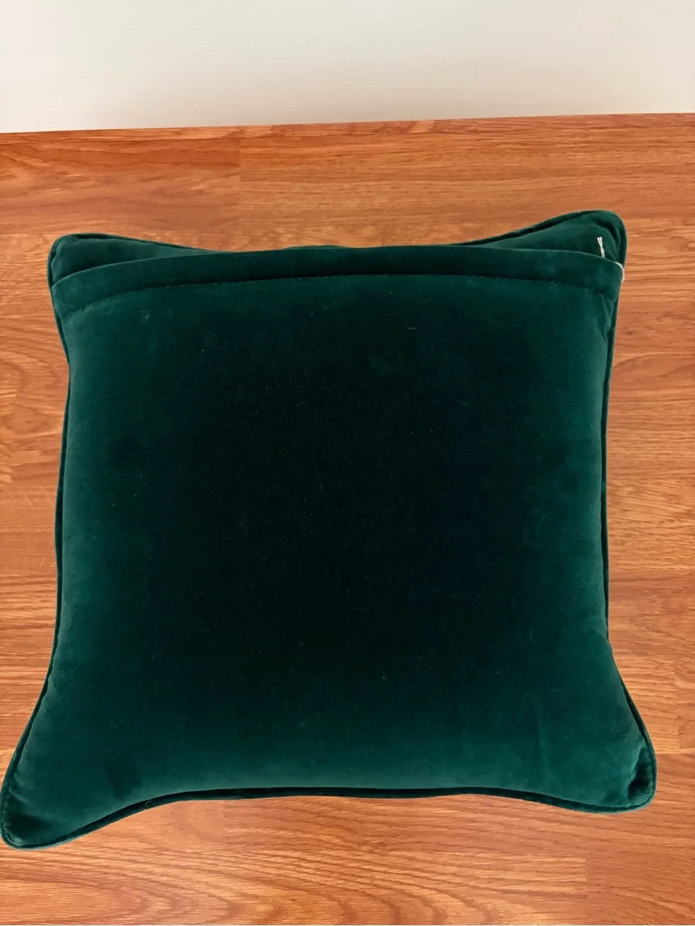 Floral Needlepoint Throw Pillow in Pink and Green - Decorative Home Accent
